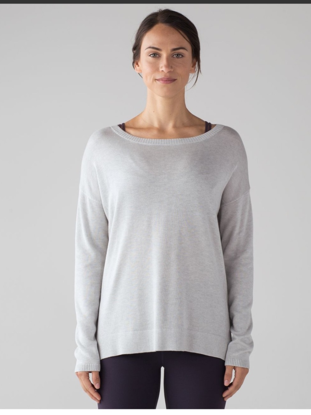 Lululemon Well Being Sweater in Heathered Vapor